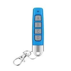 Universal 433MHZ Copy Garage Remote Control 4 Keys Cloning Electric Gate Remote Controller Duplicator Key Mini design keychain