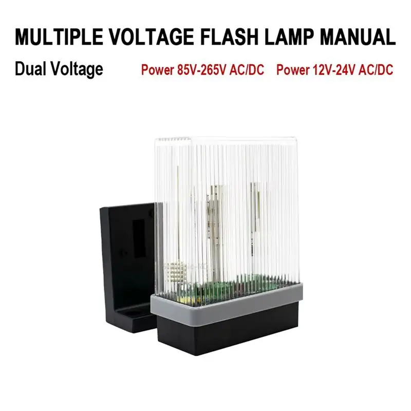Picture 7: AC57-Security Protection Flashing Light Flashing For Gate Light Alarms 12V-265V AC /DC