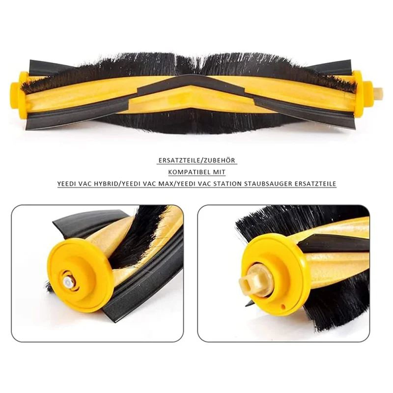 A006-حزمة مكونة من 17 قطعة بديلة/ملحقات متوافقة مع قطع غيار المكنسة الكهربائية Yeedi Vac 2 Pro
