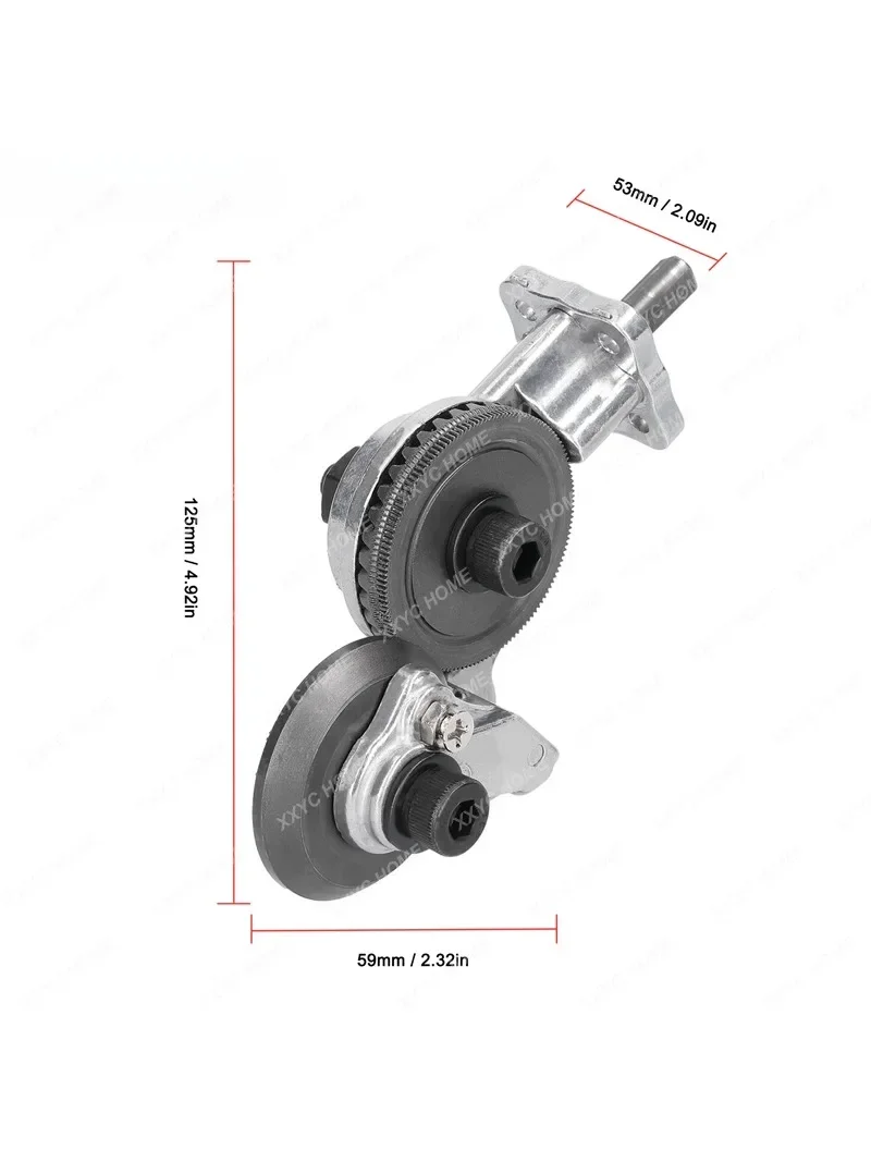 Electric Drill Shear Plate Cutter Attachment Metal Knife Copper Sheet Cut Tool Power Punch Scissors Converter Adapter