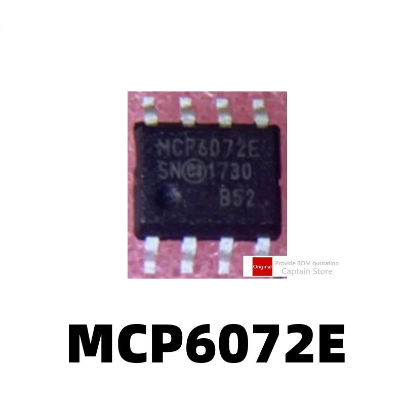 5PCS MCP6072-E/SN MCP6072T-E/SN SMT SOP8 MCP6072E MCP6072