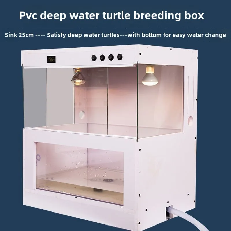 PVC feeding box, climbing pet incubator, turtle incubator,heating box, intelligent temperature control climbing pet box