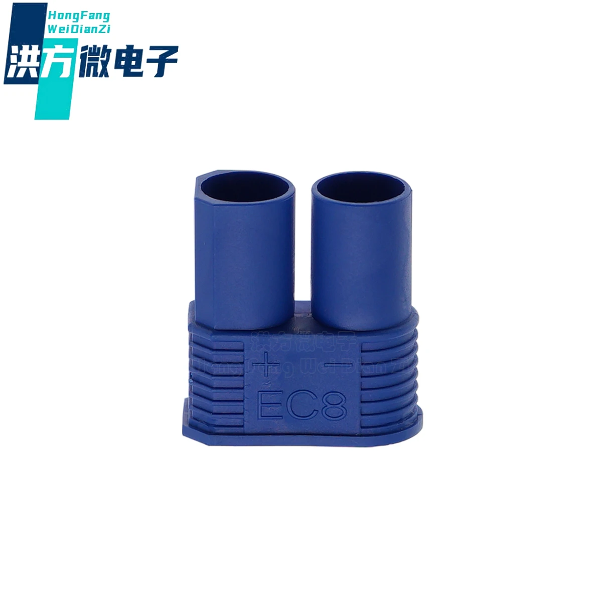 5PCS original,  EC8,aeromodelling banana plug, cable, welding,100A, Blue， Male terminal, female housing, UL94VO, PA. EC8-F