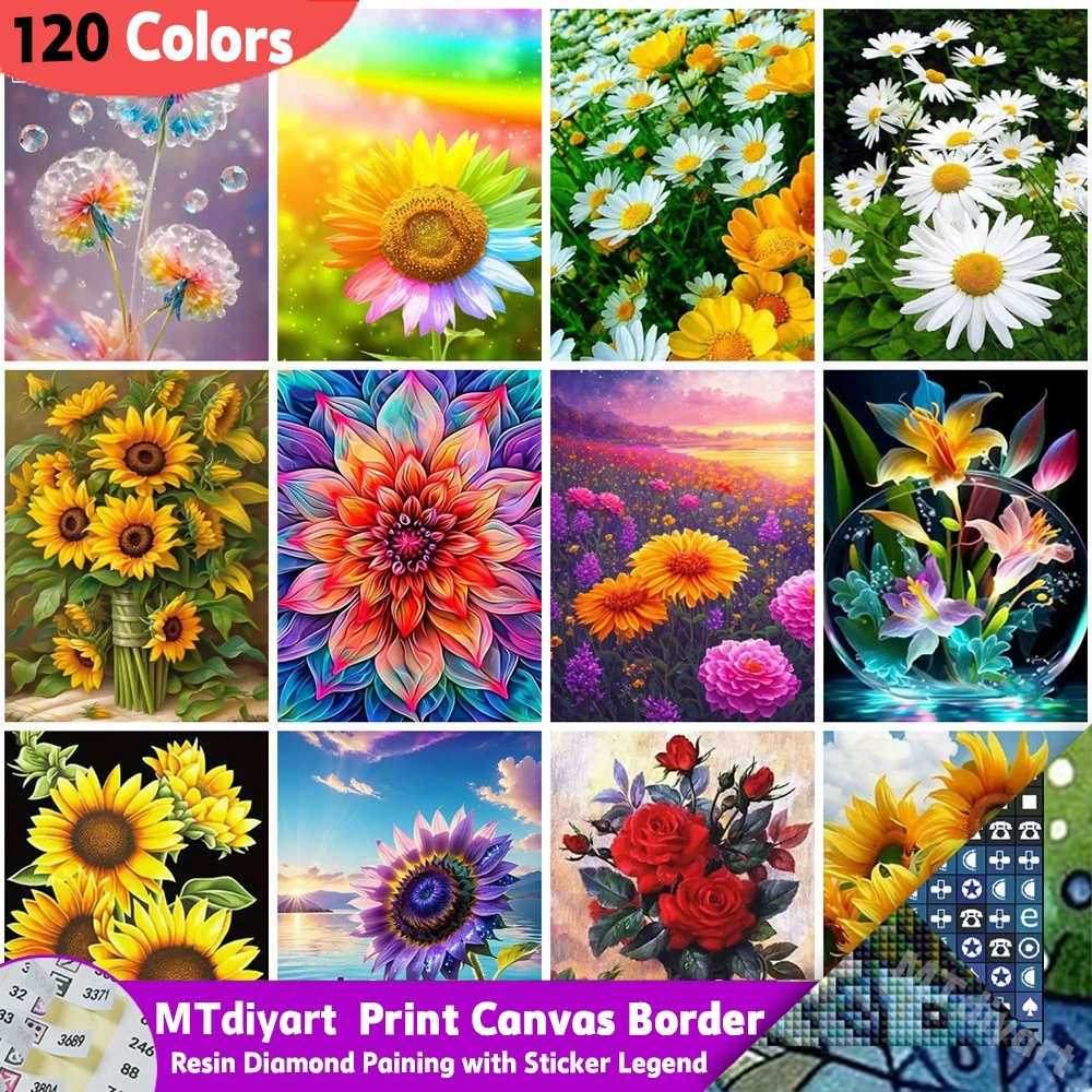 New 120 Colors Diamond Painting Sticker Legend Mandala Craft Kit Mosaic Flower Handmade Wall Decor For Home Creative Hobby