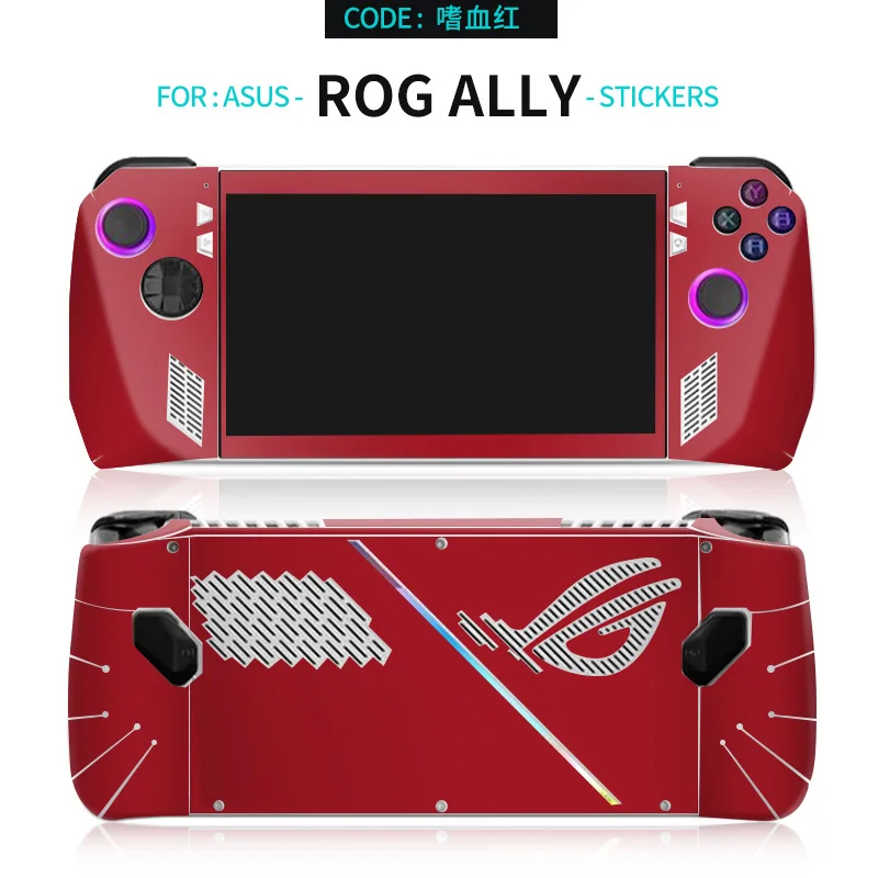 for Asus Rog Ally Console Stickers Full Set Protective Skin Decal Cover Case for Rog Ally Handheld Gaming Protector Accessories