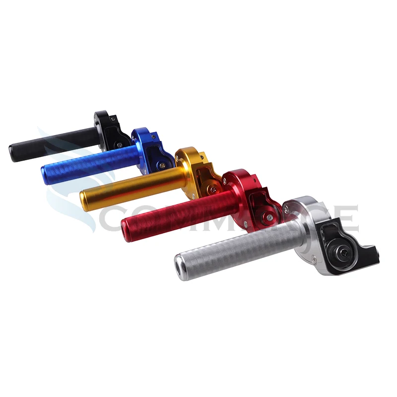 Motorcycle Universal 7/8\'\' Handlebar CNC Aluminum Throttle Grip Quick Twister For Honda CRF50 70 IRBIS Kawasaki Dirt Pit Bike