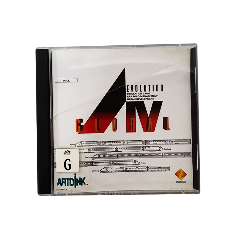 PS1 Aiv Evolution Global с ручным копированием дисков, игровая консольная станция с черной нижней частью, 1 ретро-оптический драйвер, часть для видеоигр