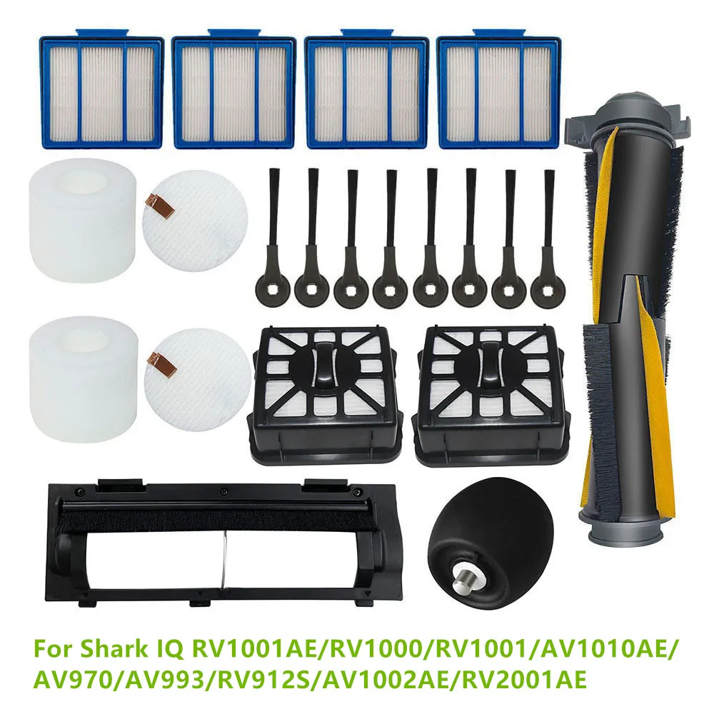 Side Brushes Roller Brush HEPA Filter Universal Wheel For Shark IQ RV1001AE/RV1000/RV1001/AV1010AE/AV970/AV993/RV912S/AV1002AE