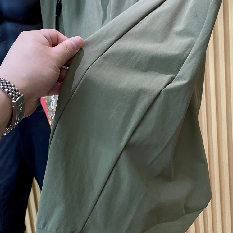 

3D Cone aped Qui Dry Breathable Wear Resistant Water Proof Men's Outdoor Functional Casual Pants Straight Leg Long Trousers