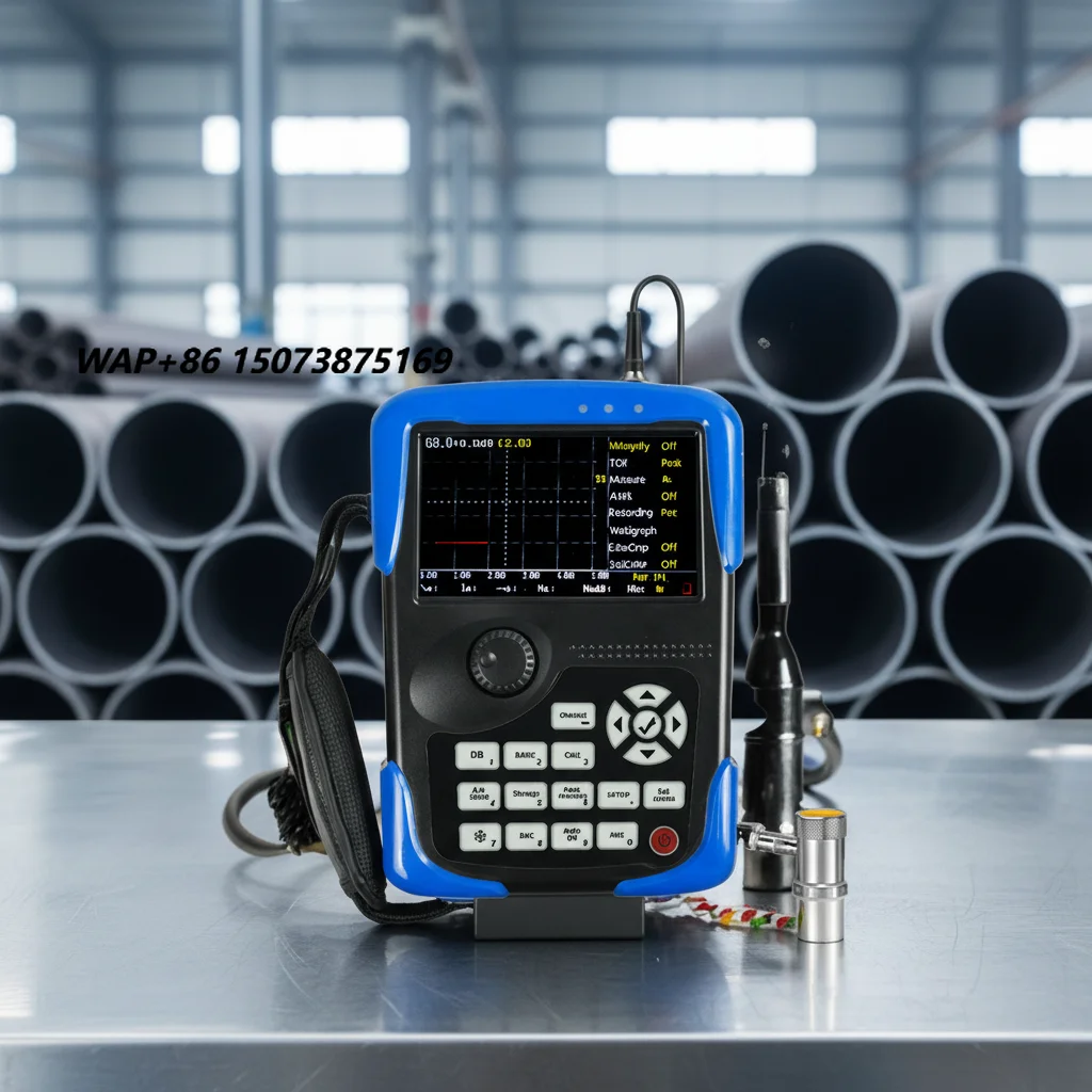 BRK M-Ultra5 Electronic Waterproof Portable Ultrasonic Flaw Detector 5-10MHz 26dB Far-Field Resolution Video MP4 Adhesive Alloy