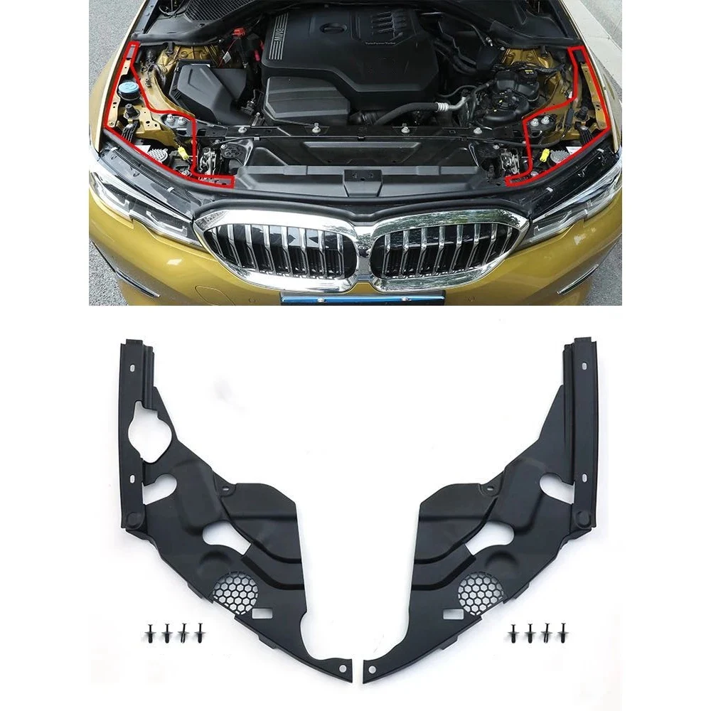 AB98-For BMW 3 Series G28 G20 2019-2021 325Li Hood Engine Compartment Engine Cover Headlight Cover Modification Parts