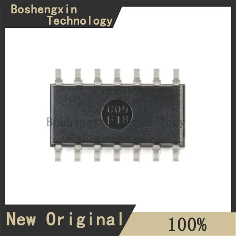 10Pcs SN74HC126DR 4-channel, 2V to 6V buffer with tri-state outputs SOIC-14  SN74HC126DR