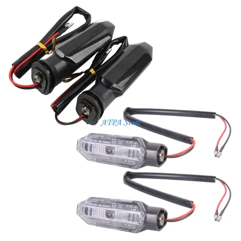 

U13C Dirt Resistant LED Motorcycle Indicators Shockproof Design Direct Fit For CB500X Various Models