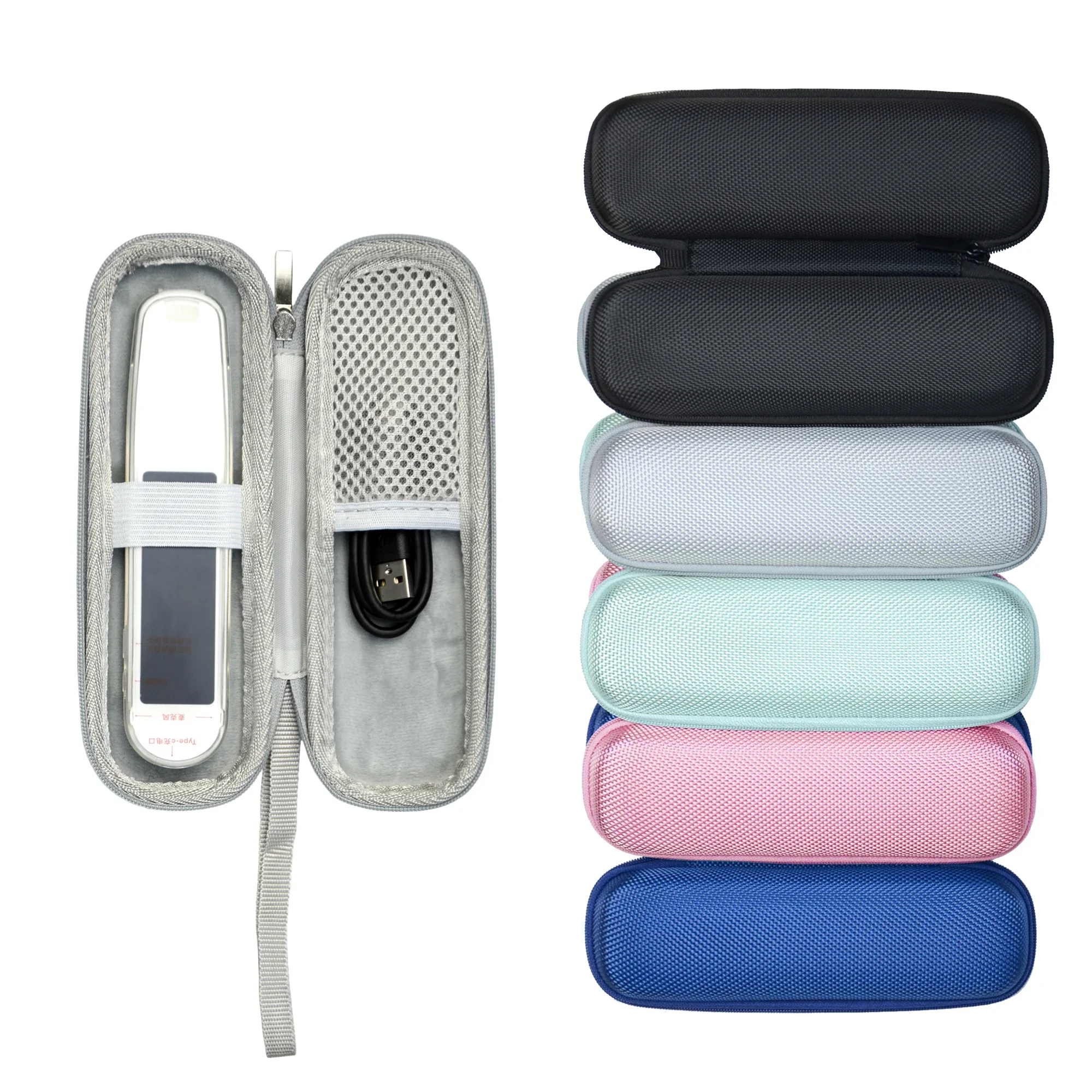 

iflytek translator AIP-S10 Translation Pen Portable Case Storage Bag Zipper Design EVA Hard Shell Holder Protective Case Box