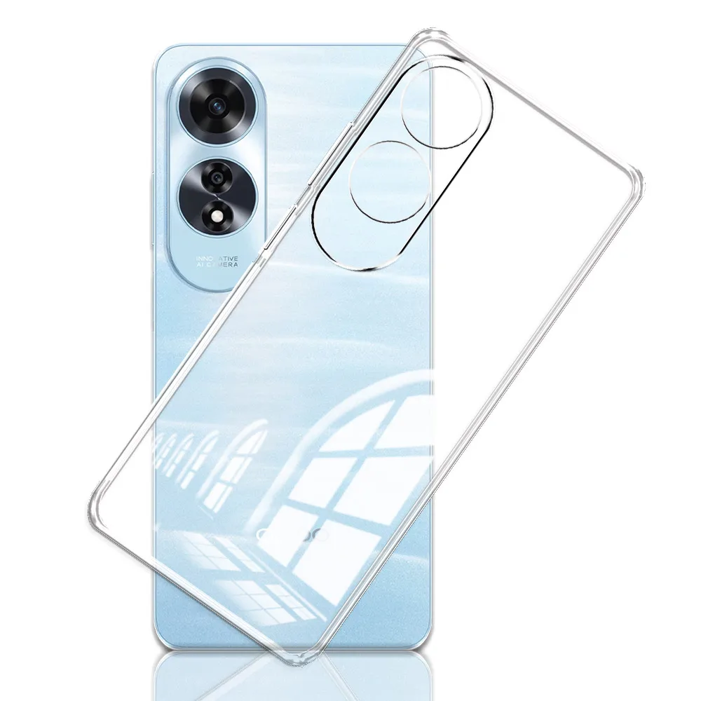 For OPPO A60 4G Case Silicone Soft Clear Protect Cover Funda For OPPOA60 CPH2631 Clear Shockproof Phone Case on OPPO A60 Coque