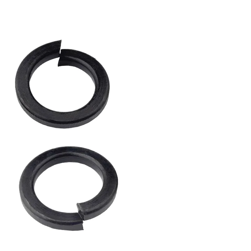 50/100 قطعة الكربون الصلب الربيع قفل غسالات M2-M10 سبليت قفل مطاطا طوقا قفل خواتم O-حلقة طوقا غسالة التثبيت الآمن #5