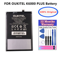 Original K6000 PLUS Mobile Phone Battery For OUKITEL K6000 PLUS Bateria 6068mAh Replacement Battery + Repair Tools Kits