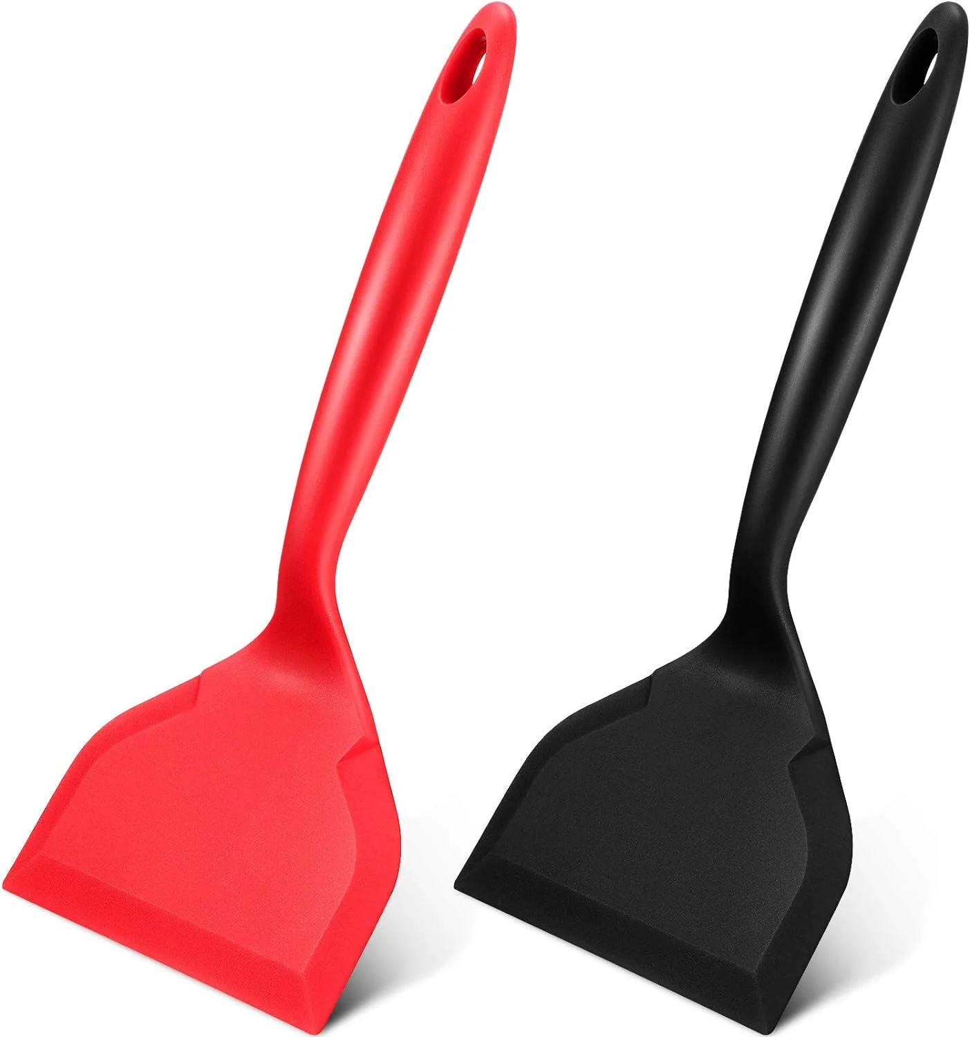 Wide Silicone Spatula Shovel Turner Nonstick Fried Shovel Fish Spatula Silicone Wide Flexible Turner for Nonstick Cookware Egg