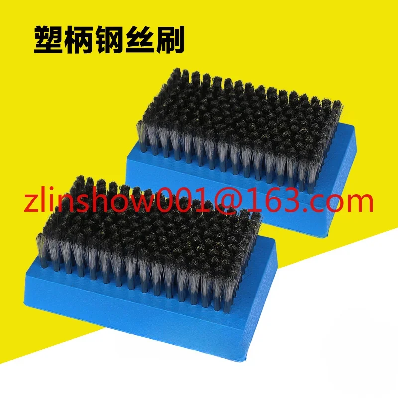 

Щетка с пластиковой ручкой, стальная щетка, щетка для обоев, рулон Anilox для чистки обоев, 0,076 проволока, диаметр коррозии и стойкости