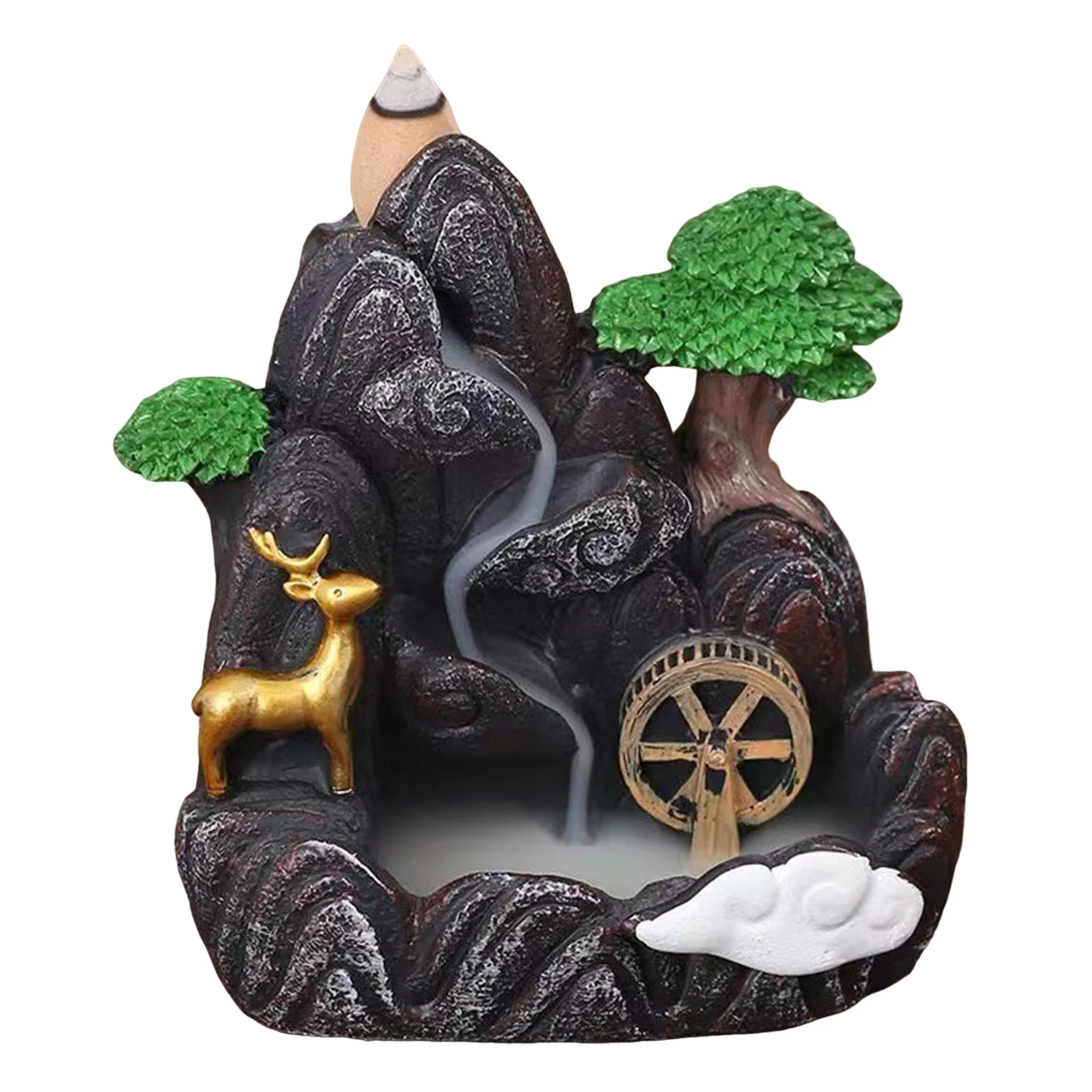 بخور ارتجاعي من السيراميك على الطراز الصيني، بخور ارتجاعي لتهدئة العواطف، تخفيف القلق #5