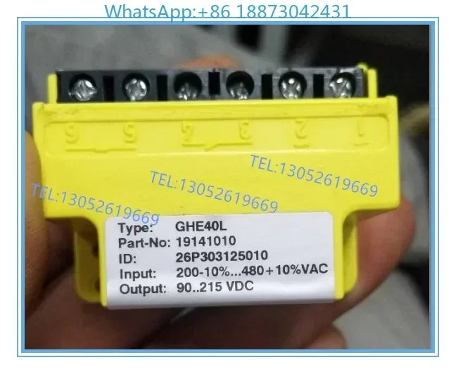 B-rand-new genuine N-ORD rectifier GHE 40L19141010AC 200-480V DC90-215V