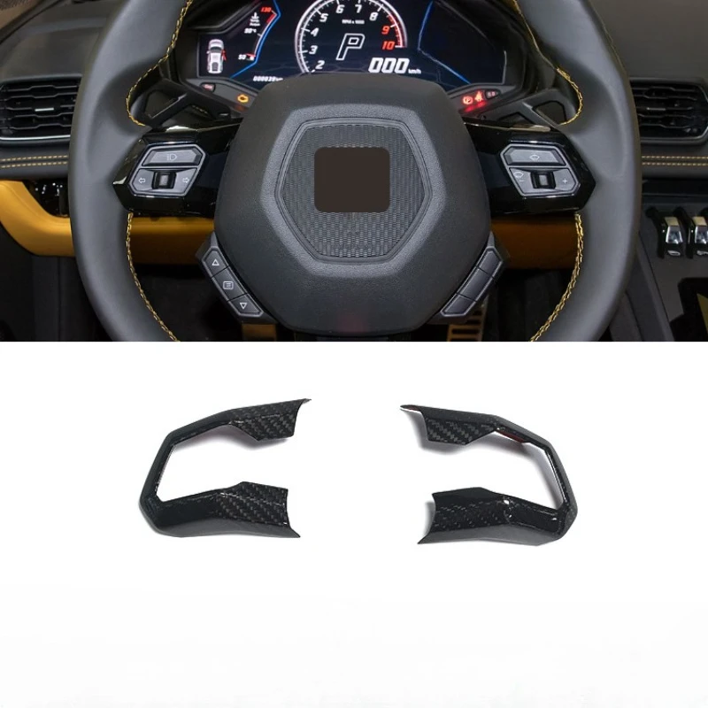 

Для Lamborghini Huracan 580, настоящая сухая рамка рулевого колеса из углеродного волокна, внутренняя отделка, модификация 14-21, аксессуары