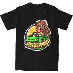 Burgerpommes Icrimax T-Shirt Music Harajuku T-Shirts Short-Sleeved Aesthetic Tshirt Summer Cotton Comfortable 5XL 6XL Top Tees