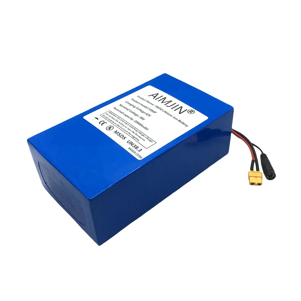 36V 20ah 10S6P brand new original 500-1000W li-ion battery, For most vehicles, supports customization of different plugs