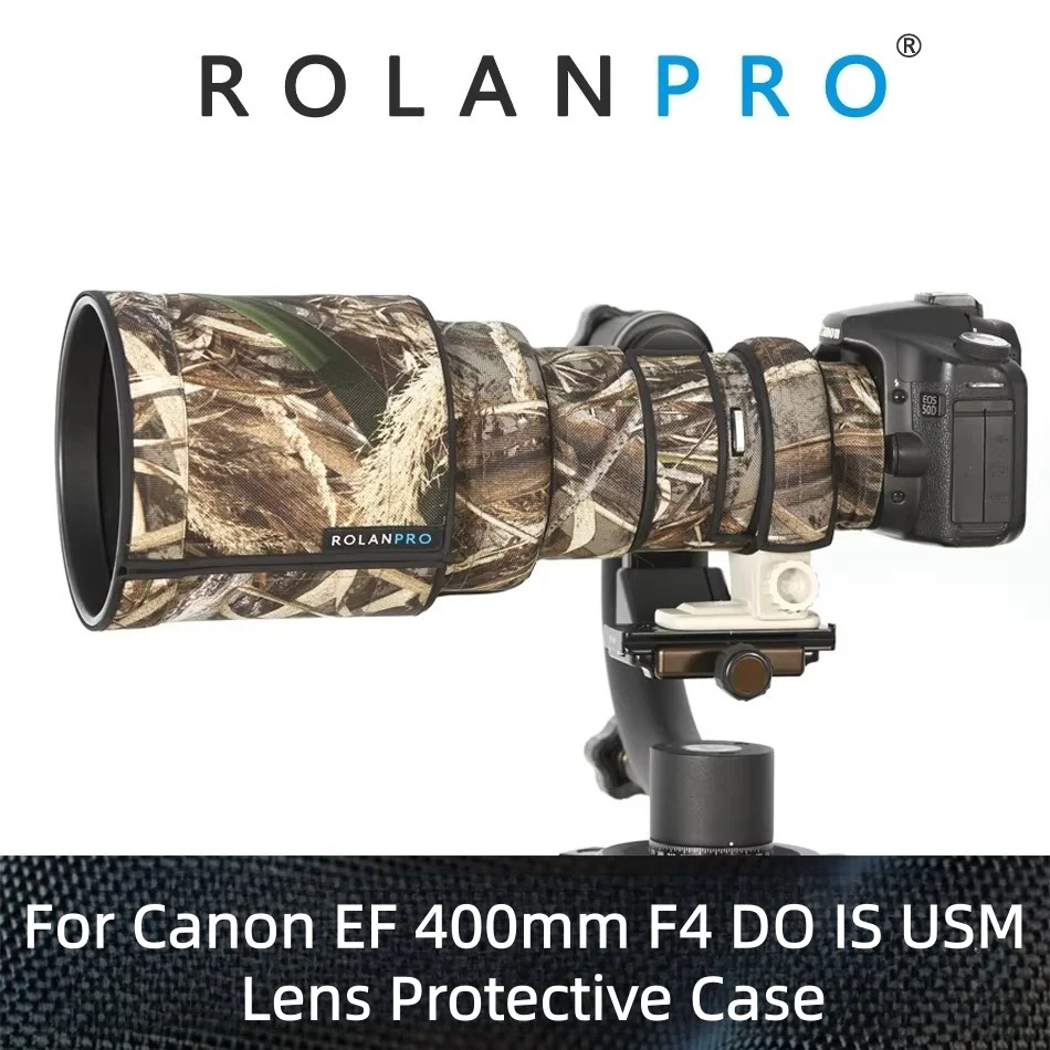 

ROLANPRO Lens Camouflage Coat for Canon EF 400mm f/4 DO IS USM Lens Clothing Rain Cover Lens SLR Guns Case Sleeve 0 sold