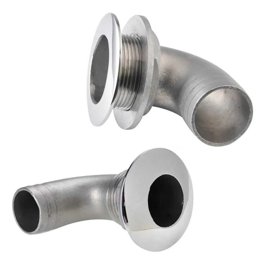 

1Pc 316 Stainless Steel Boat Marine Through Thru-Hull Valve Fitting Water Outlet Floor Drain Drain Plug Kit OD 1-1/2"/1Inches