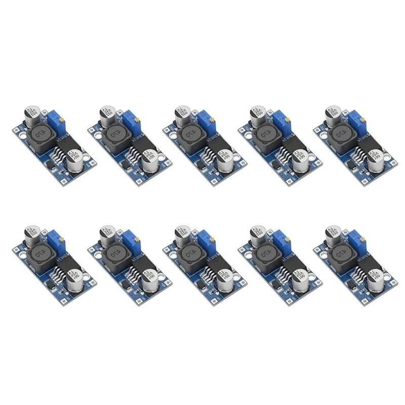 T31C-LM2596S 10Pcs DC Converter, Adjustable Buck Step Down Module, 4V-38V To 1.25V-36V Efficient Voltage Regulator