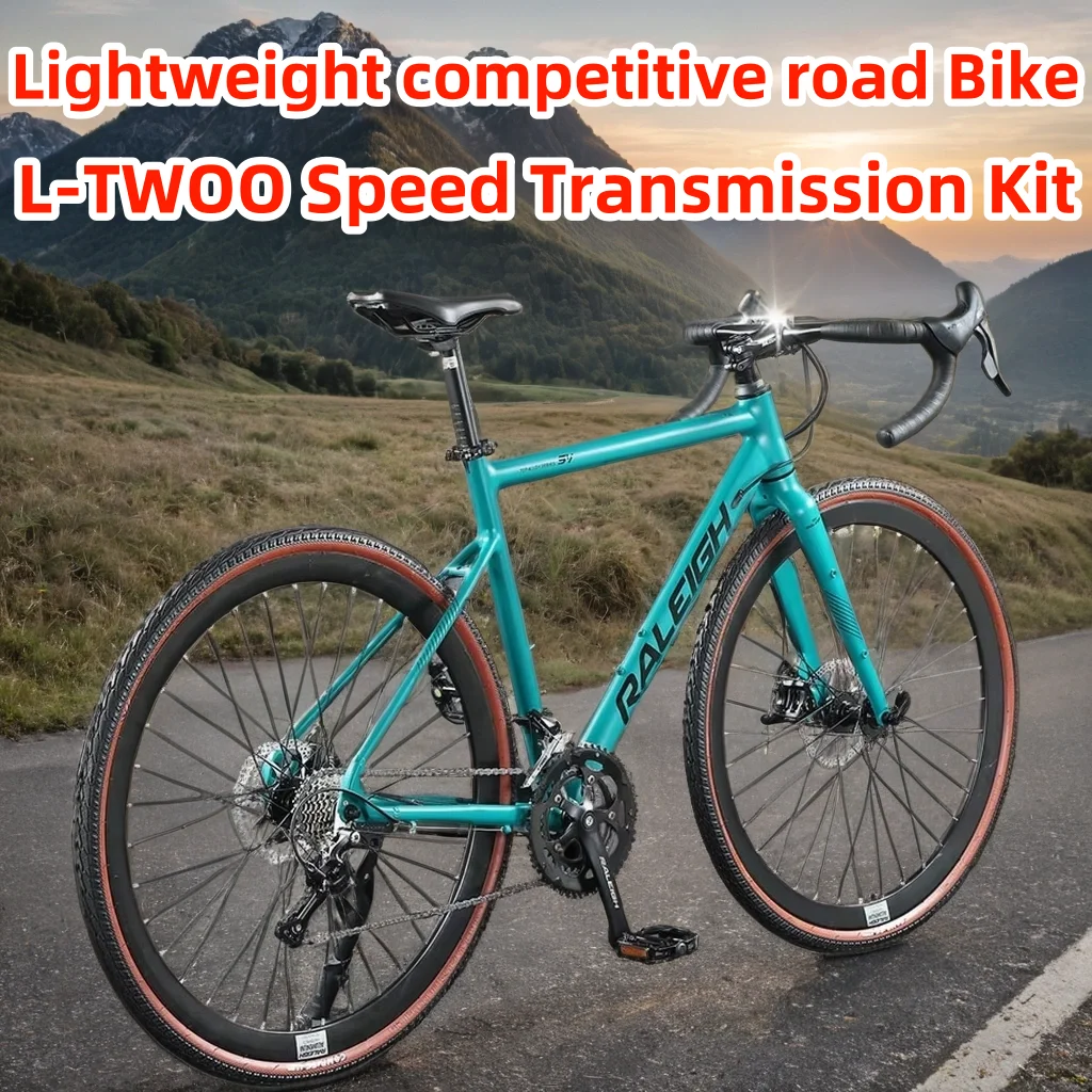 

Lightweight High Performance Road Bike 24/27/16/18 Speed Dual Disc Brake Ultra-light Road Racing Speed Change Gravel Bicicleta