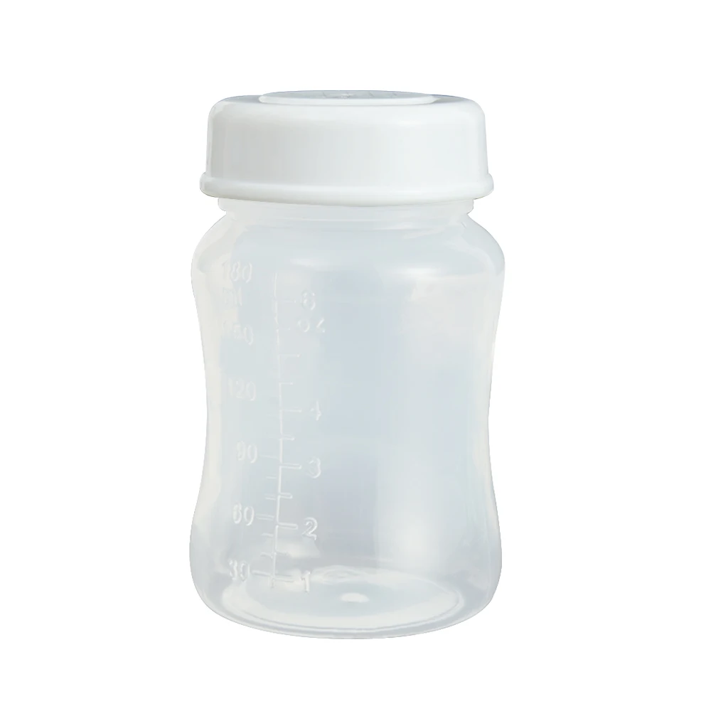 Bouteille de stockage de lait maternel de 2/4 ml, à col large, pour nourrissons, nouveau-né, congélateur alimentaire, tasse fraîche, sans BPA, 180