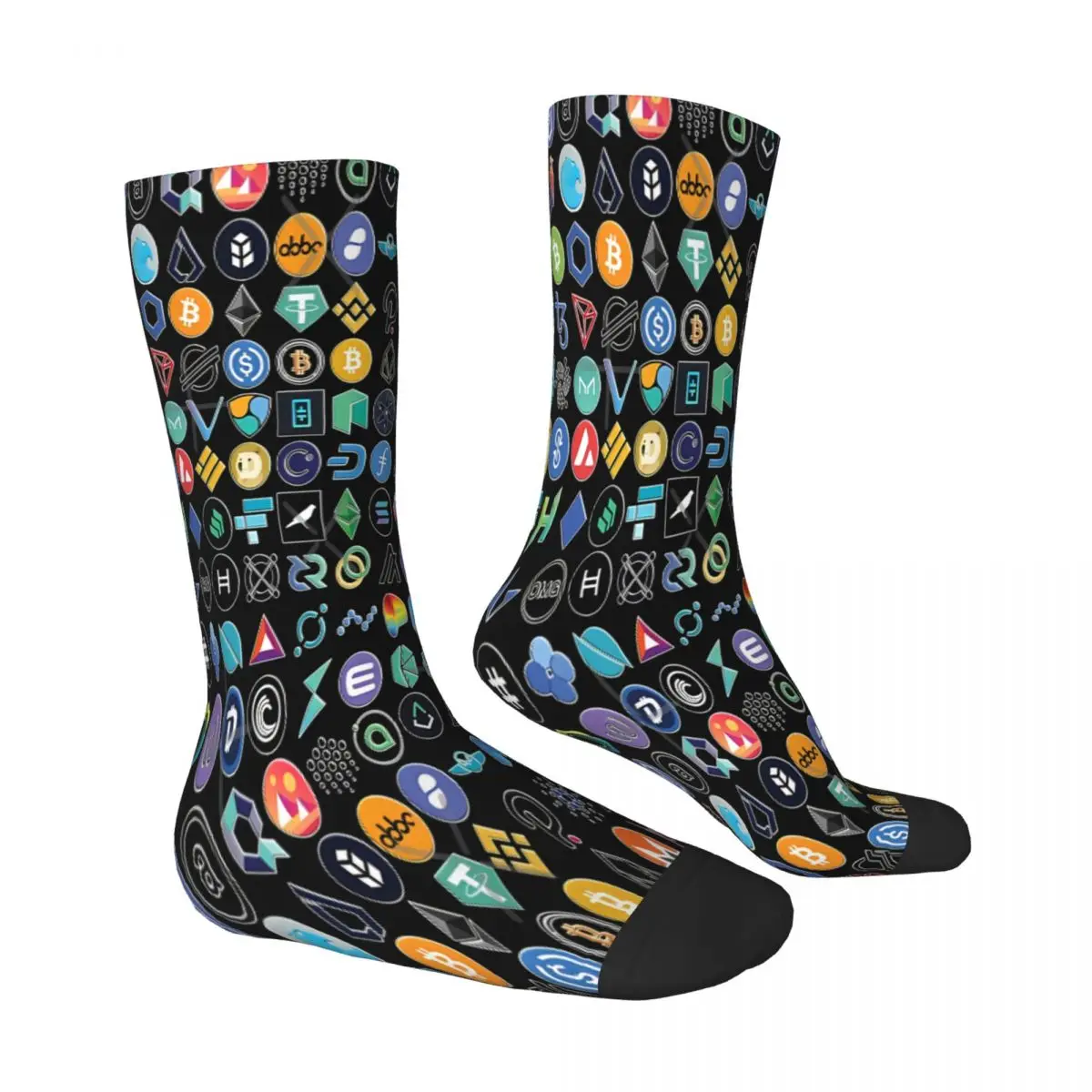 Crypto 3D Socks Male Mens Women Autumn Stockings Hip Hop