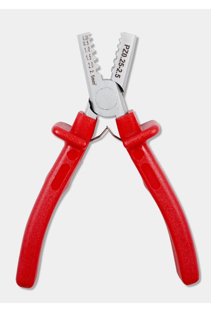 Mini Small Ferrules Tool Crimper Plier Crimping Cable End-sleeves 0.25-2.5mm2 Tubular Terminal Pliers