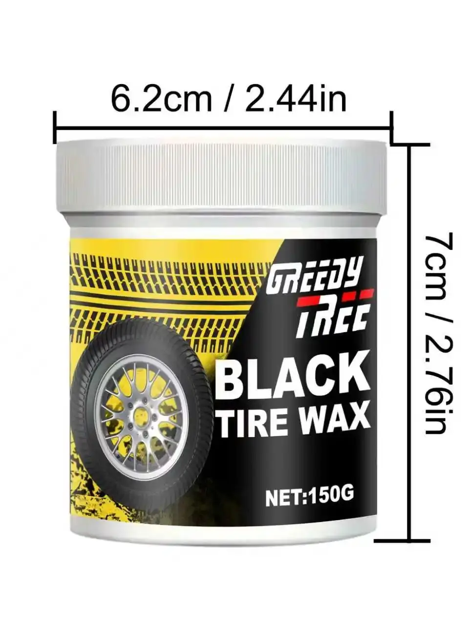 Spray et pansement pour pneus – Vernis pour pneus noir brillant avec protection UV, revêtement durable pour pneus pour voitures – Restaure