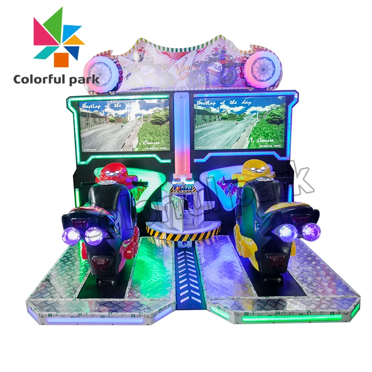 High Quality Double Motorcycle Racing Vr Arcade Game Machine Car Racing Arcade Machine