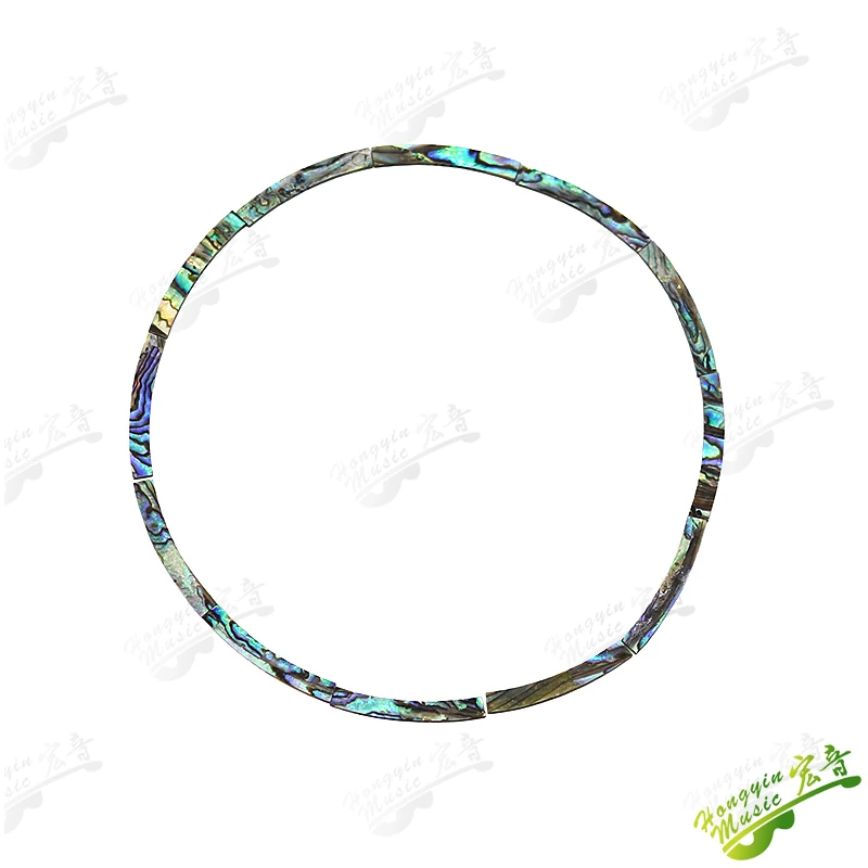 HUATOOL Abalone Color Shell Guitar Circle Sound Hole For Acoustic Guitar Width 3mm/4mm/5mm/6mm