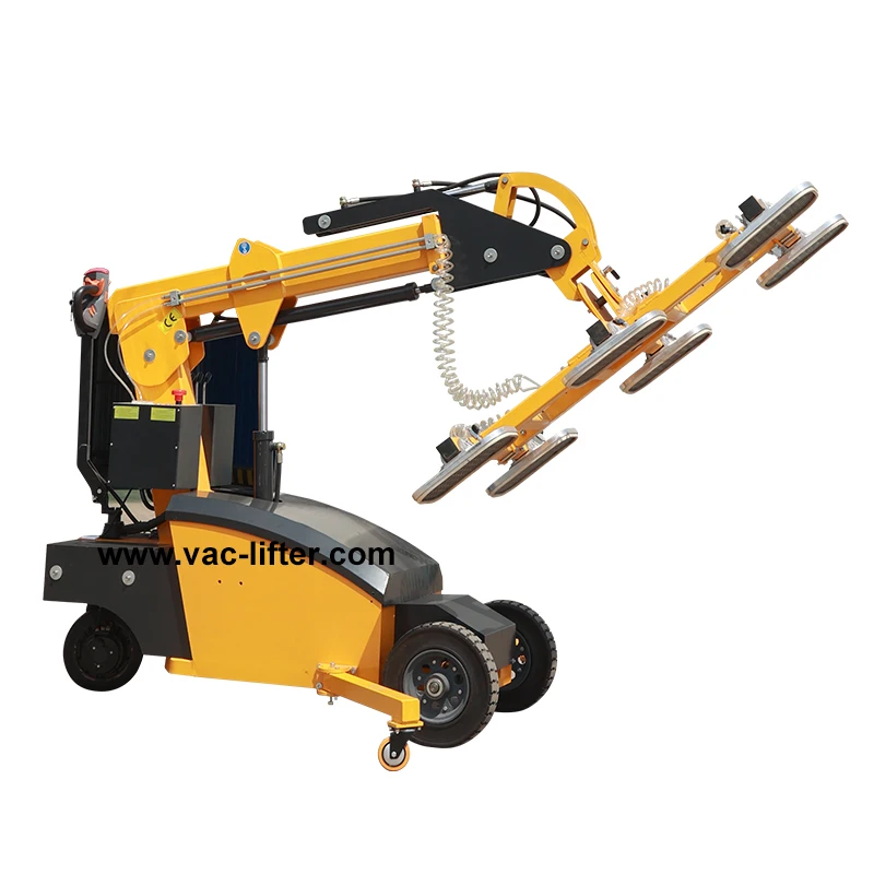 5m Lifting Height Automatic Material Handling Equipment Mobile Vacuum Glass Lift