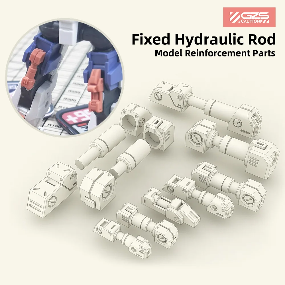 

Оригинальная модель, усиленные аксессуары, фиксированный гидравлический рычаг, легкий гидравлический стержень, эффект для модели Gundam Sci-Fi 1/100 1/144