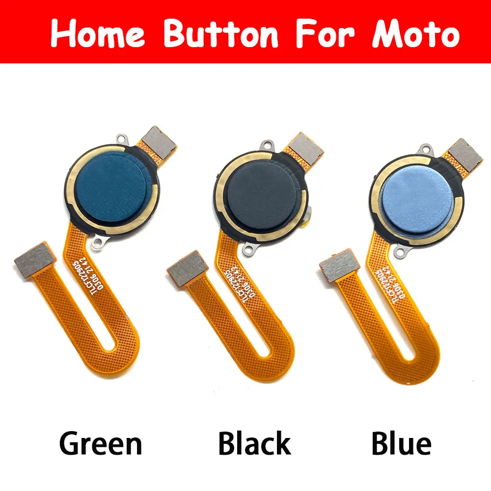 New Fingerprint For Moto G22 G31 G51 5G G60S G71 Power Button Fingerprint Sensor Flex Cable Replacement Repair Parts