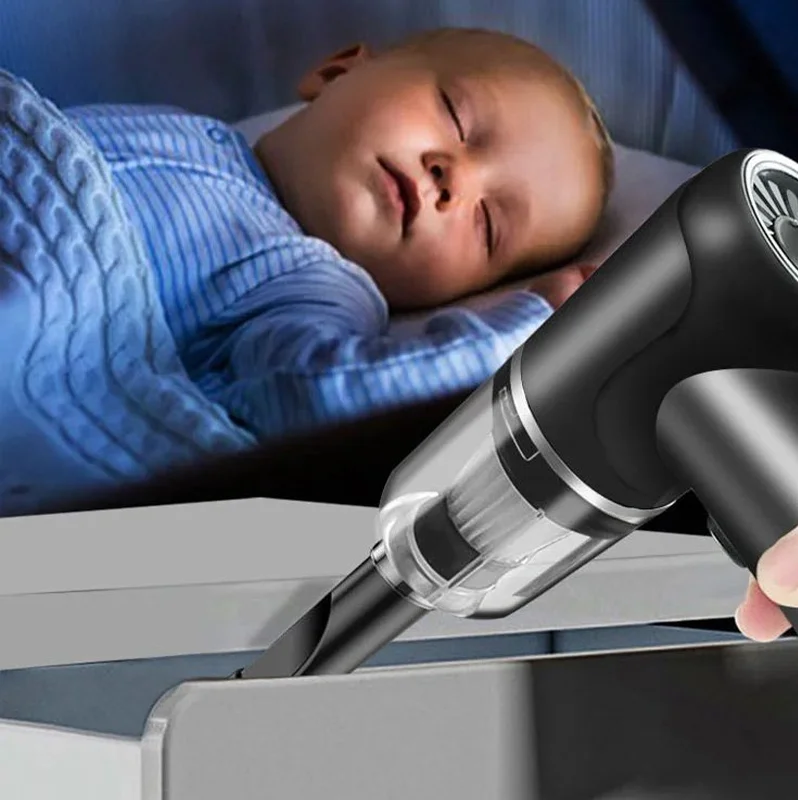 Aspirapolvere aspirapolvere Wireless ricaricabile gonfiabile 120W ad alta potenza per la pulizia portatile portatile dell'auto dell'aeratore domestico