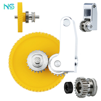 Haldis 3D Upgrade Hardened Steel Extruder Gear Assembly For Bambu Lab P1 & X1 Series 3D Printer 1.75MM  Wear-resisting Filament