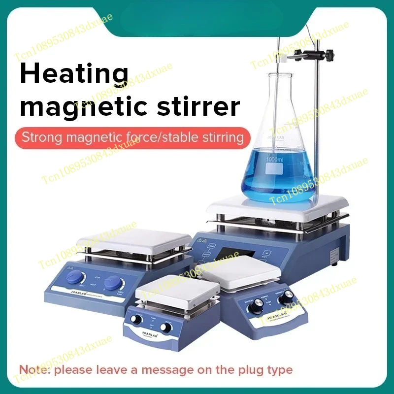 Heating Magnetic Stirrer Hot Plate Lab Stirrer Digital Display thermostat Mixer Lab Equipment 1/3L 5L 220v With Stir Bar