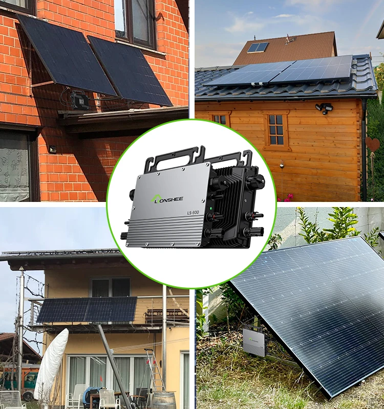 High Quality Plug And Play Microinverter 600W 800W On Grid Balcony Solar Photovoltaic balcony solar system
