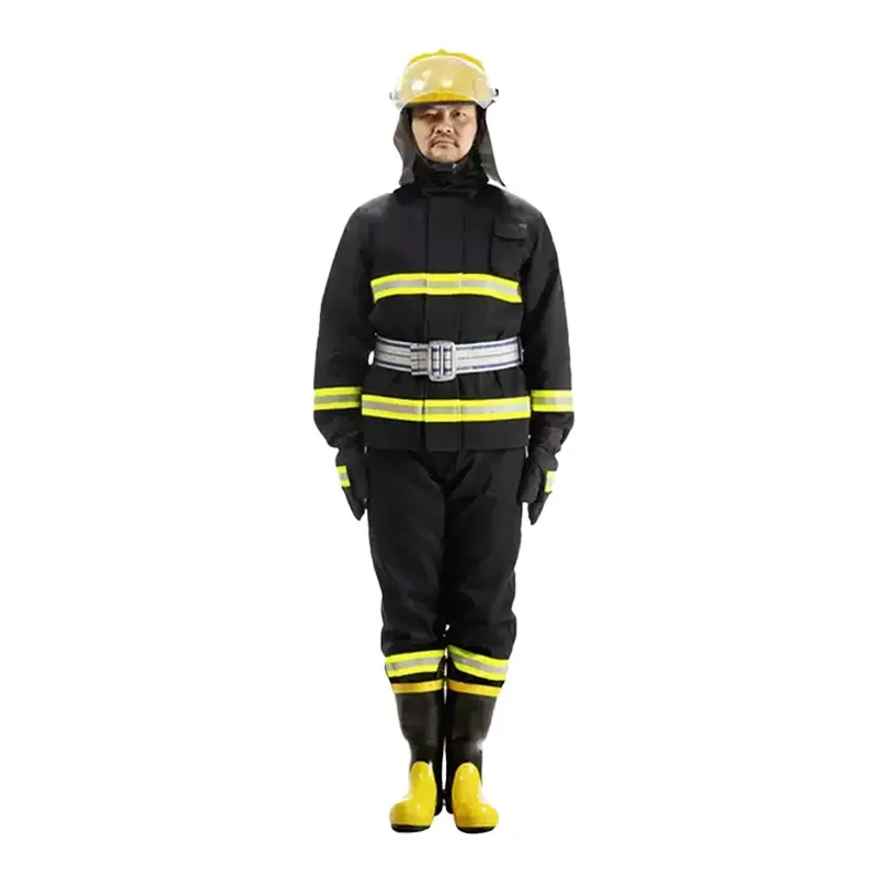 Fire suit set fighting protective clothing training protective insulation clothing fire station full set of equipment