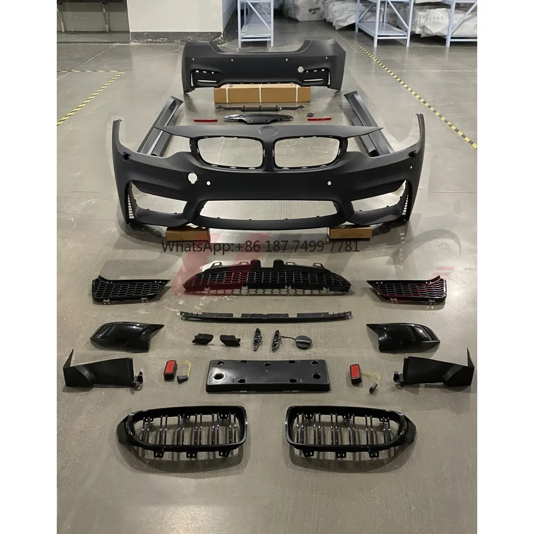 

Высококачественные автомобильные бамперы для . 4-серия F32 F36 2014-2019, обновление до бамперов M4, решетка, боковые юбки, задний диффузор, комплект кузова автомобиля