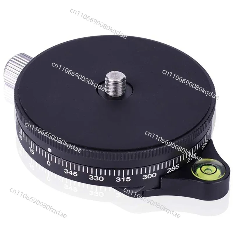B48A Camera Pan Base With Arca Swiss Style Plate, 0.95Cm Screw Aluminum Panoramic Ball Tripod Head With Bubble Level, Load Capac