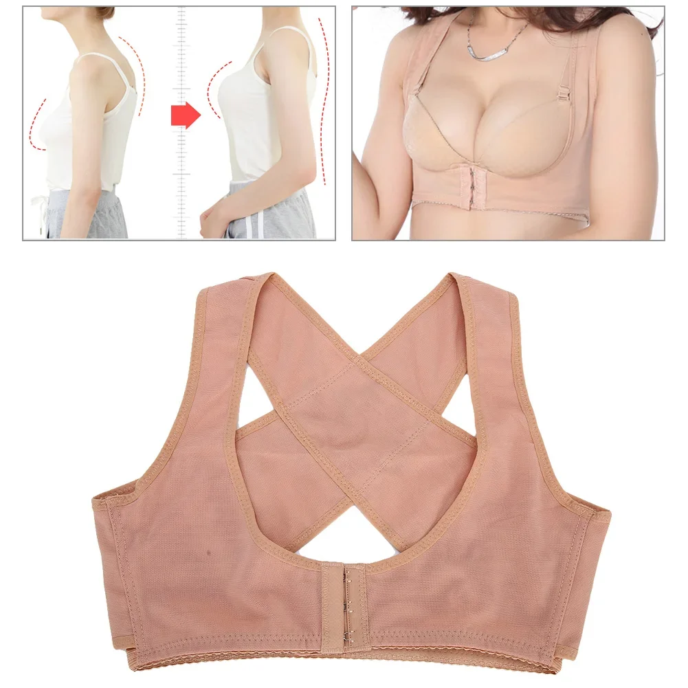 

Корректор осанки для взрослых и женщин, бандаж для поддержки груди, пояс для коррекции горбуна, цвет кожи, пояс для коррекции осанки