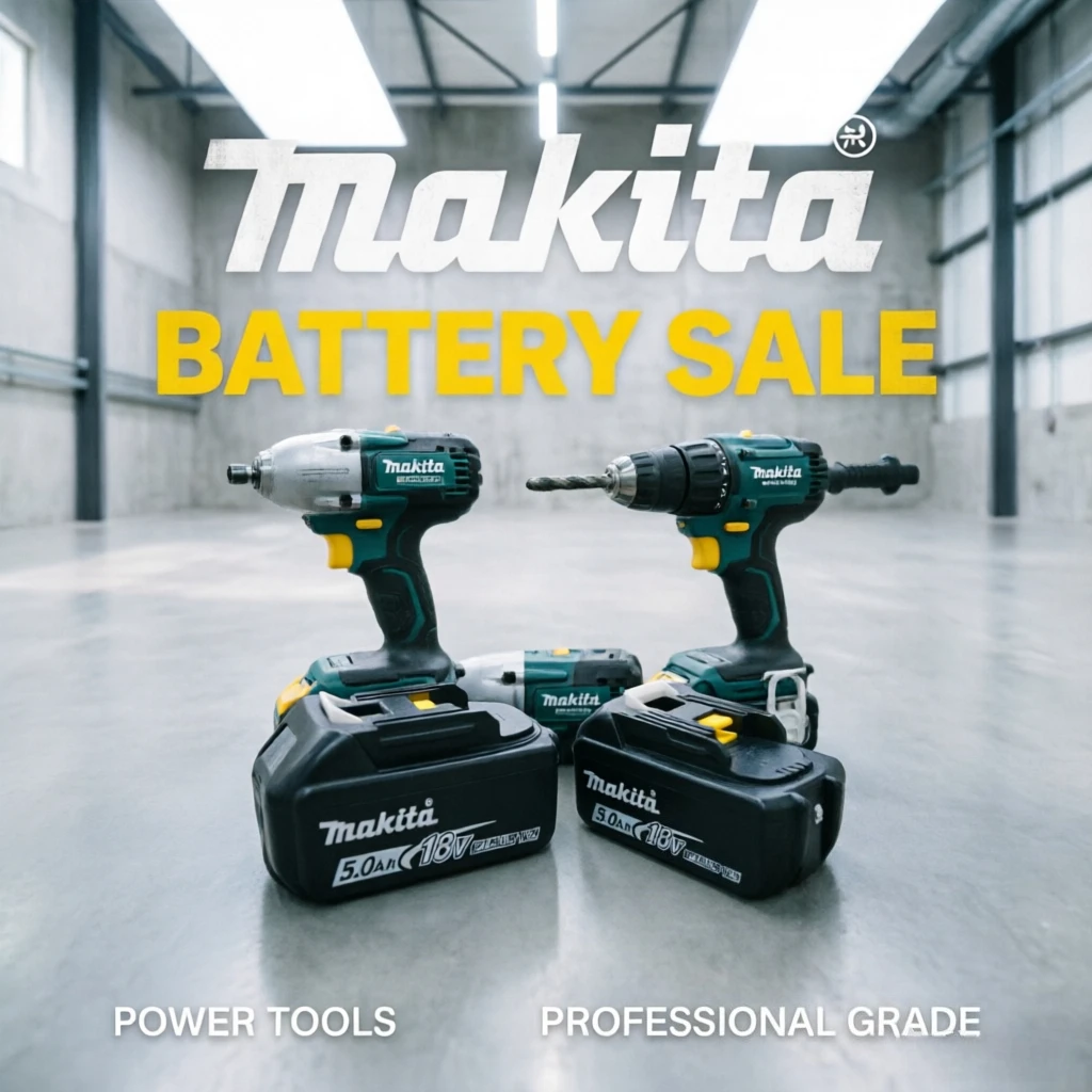 

Makita High Endurance 18V Lithium Cell Low Self Discharge Stable Operation All Series Matching Electric Power Tool Battery Pack